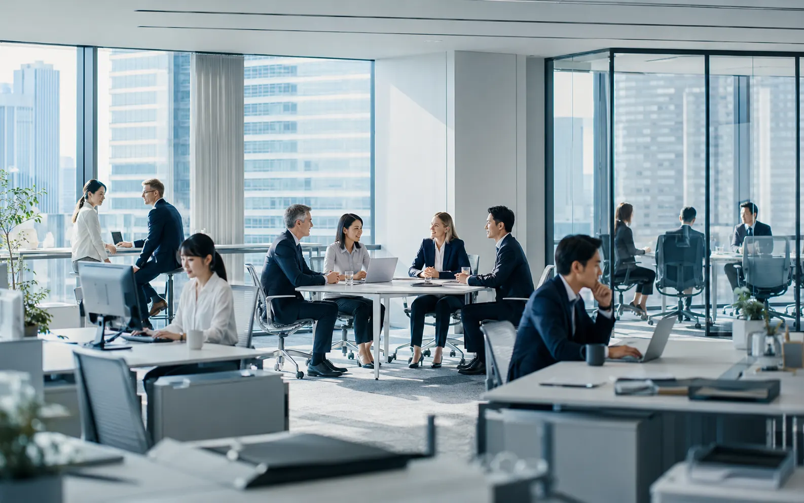 外資系企業のオフィスの様子